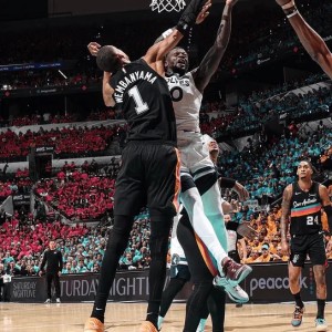 世界杯官方正版-DPOY！文班系列赛送出22记盖帽，而森林狼面对他仅命中19球
